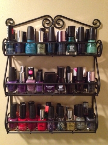 My new nail polish rack!